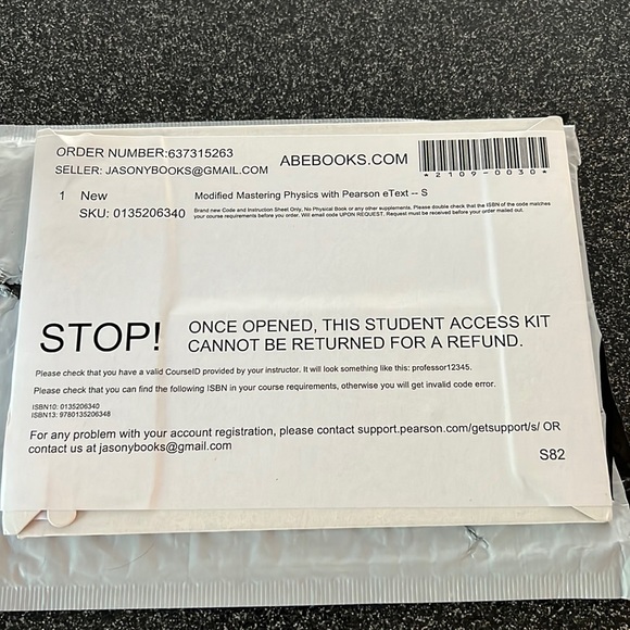 Other modified mastering physics etext brand new not opened poshmark
